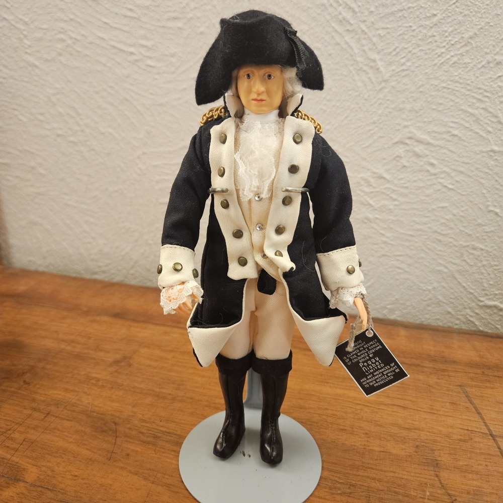 Vintage Peggy Nisbet Doll General George Washington England P/702 w/Box And Tag
